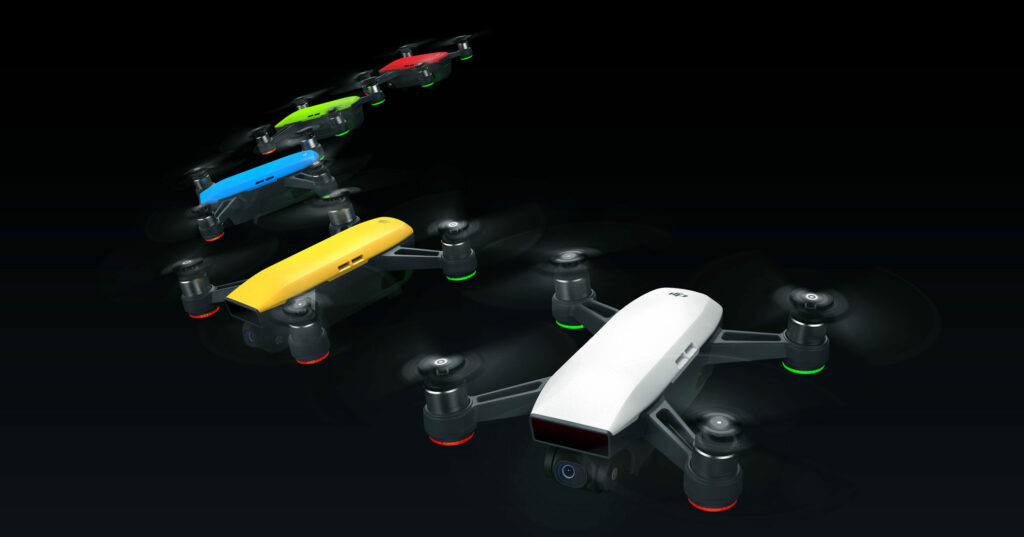 Lommedronen du kan styre med håndbevægelser 2 DJI Spark Group HP 1200x630 e1495642656911