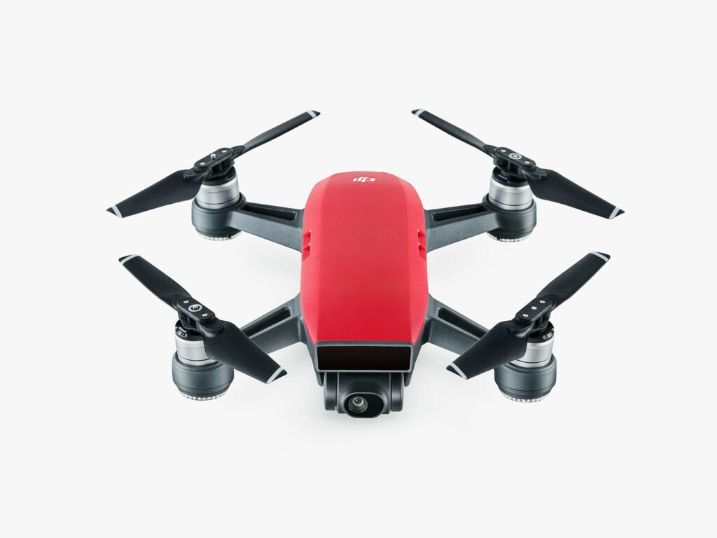 Lommedronen du kan styre med håndbevægelser 3 DJI Spark Lava Red Front 3 4