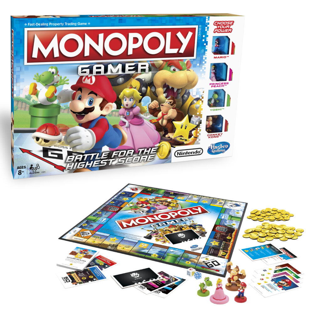 Nu kommer Monopoly i en gamer-edition med Mario og de andre 2 Monopoly Gamer In Pack OOP