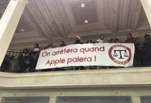 Franske aktivister besætter Apple Stores i Paris 4 Apple Stores besættes af aktivister