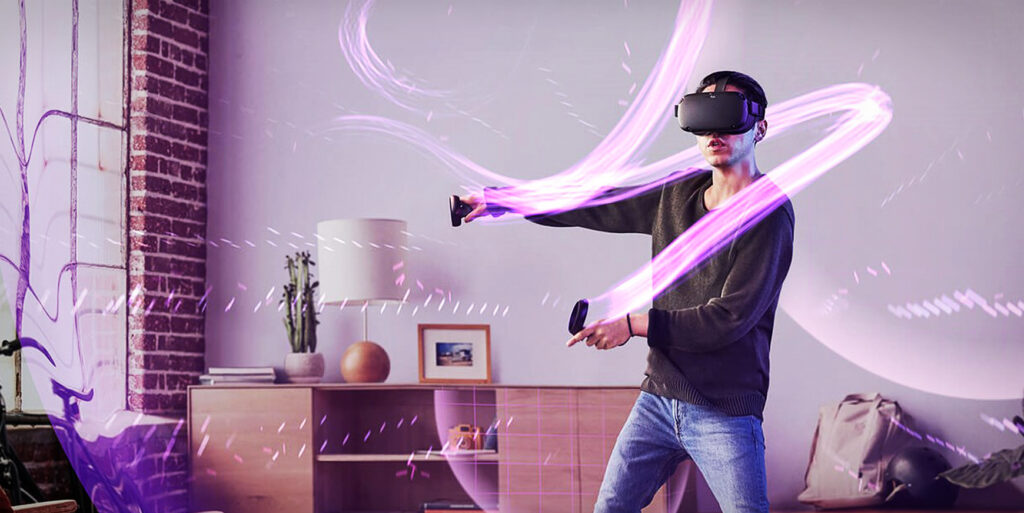 Facebook præsenterer billigere trådløst Oculus Quest vr-headset 3 Oculus Quest