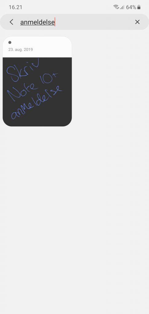 Anmeldelse: Samsung Galaxy Note 10+ 23 Screenshot 20190826 162121 Samsung Notes