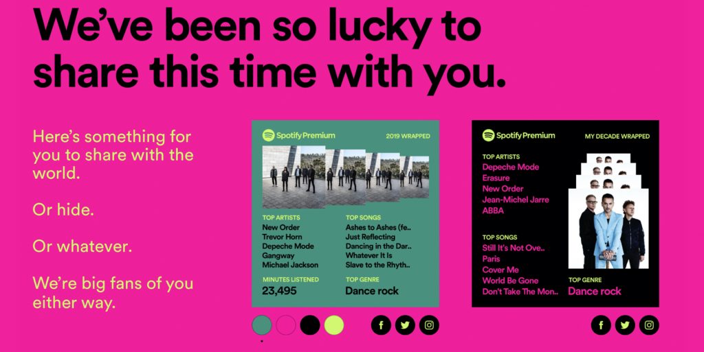 Her er dit år på Spotify 2019 2 Spotify Wrapped