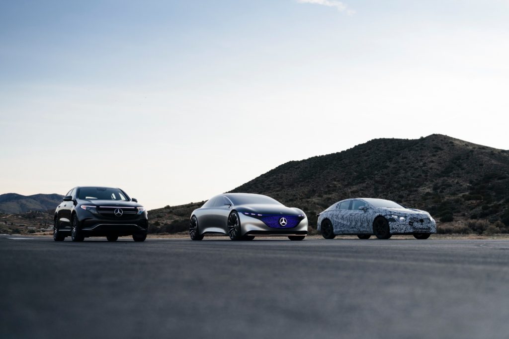 Smugkig på Mercedes-Benz EQS elektriske sedan 6 20C0010 051