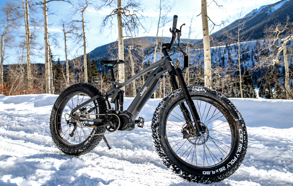 Jeep teaser barsk elcykel under Super Bowl 4 masthead image