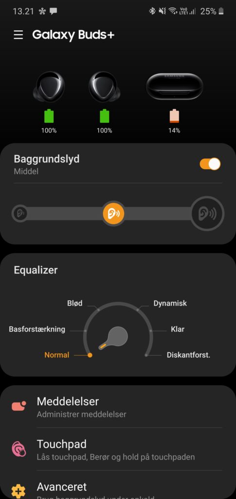 Anmeldelse: Samsung Galaxy Buds+ 8 Screenshot 20200314 132156 Galaxy Buds