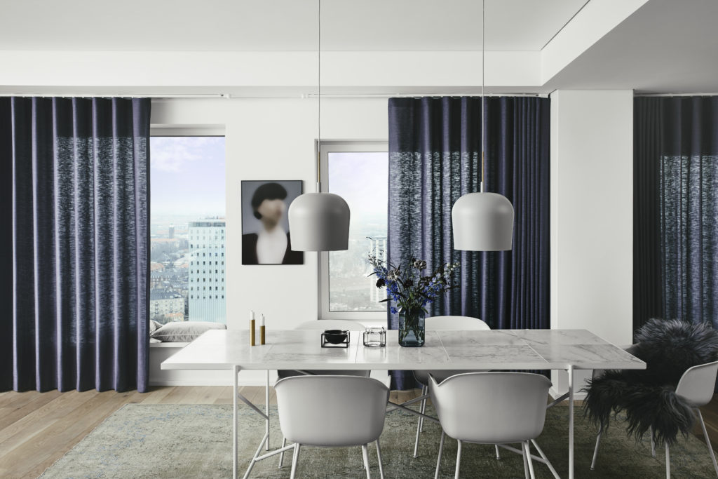 Anmeldelse: Luxaflex smarte gardiner 15 Stofgardiner miljø