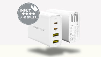 Anmeldelse: Hyper Hyperjuice 100W GaN USB-C 12 Hyperjuice