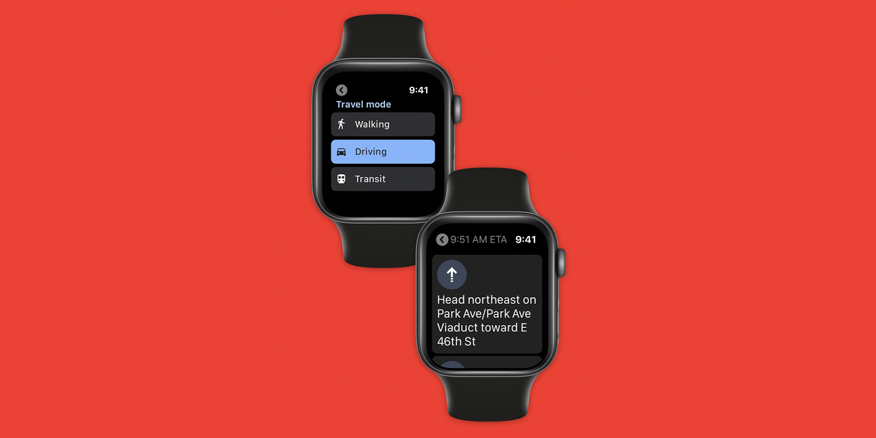 Google Maps er tilbage på Apple Watch 7 Google Maps