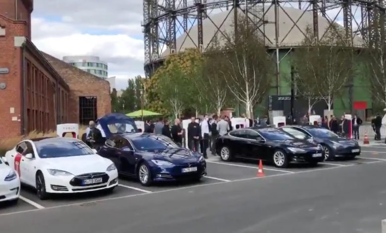 Tesla Supercharger i Berlin