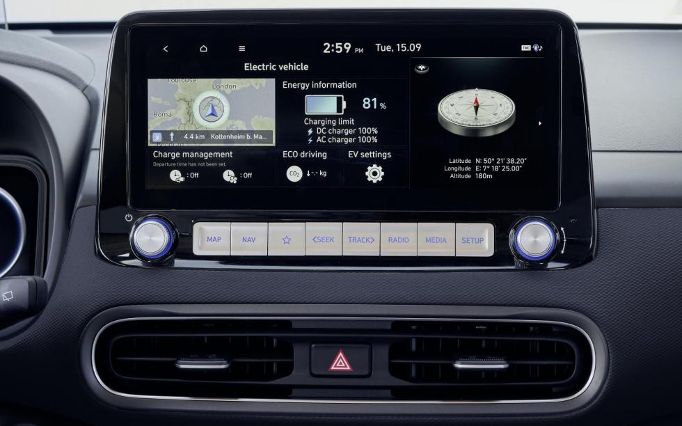 Hyundai Kona Electric får nyt design og mere sikkerhed 4 new hyundai kona electric 18
