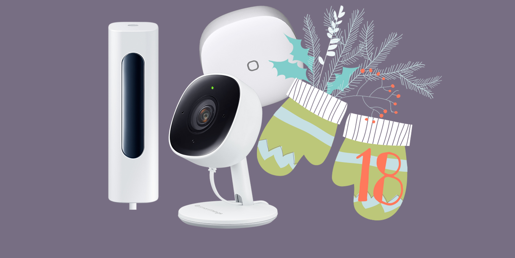 Julekalender: Vind Samsung SmartThings bundle 12 Samsung SmartThings