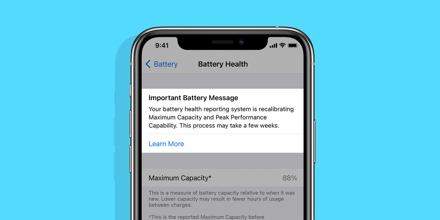 iOS 14.5 Batteriværktøj