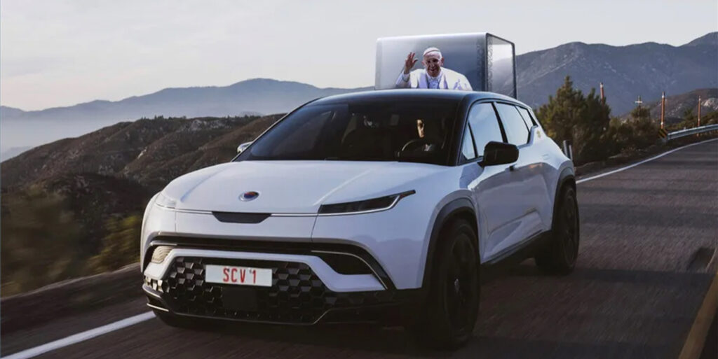 Henrik Fisker vil bygge pavemobil 16 Pavemobil