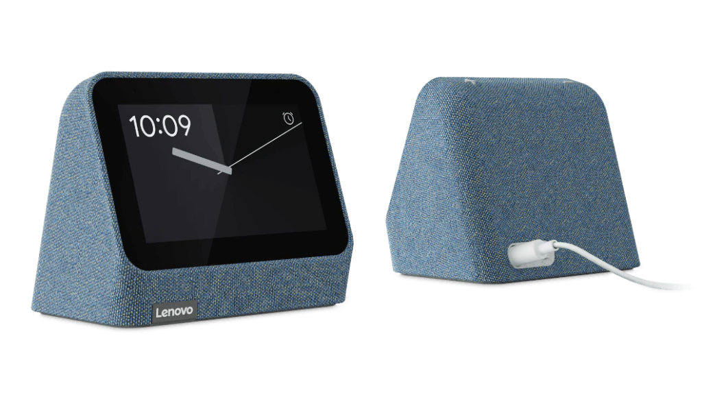 Lenovo Smart Clock 2 kan oplade din mobil trådløst 4 Lenovo Smart Clock 2 abyss blue
