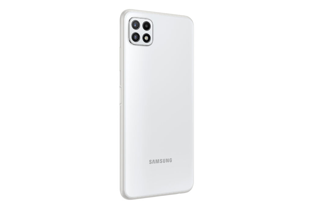 Ny billig 5G-telefon fra Samsung 3 SM A226 GalaxyA22 5G White BackL30