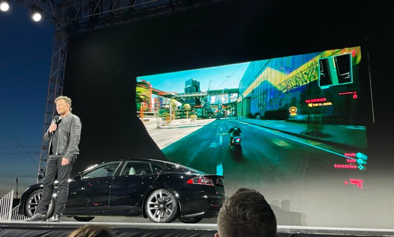 Tesla demonstrerer Cyberpunk 2077 i den nye Model S