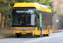 Brintbus har indtaget linje 300S 2 brintbusser