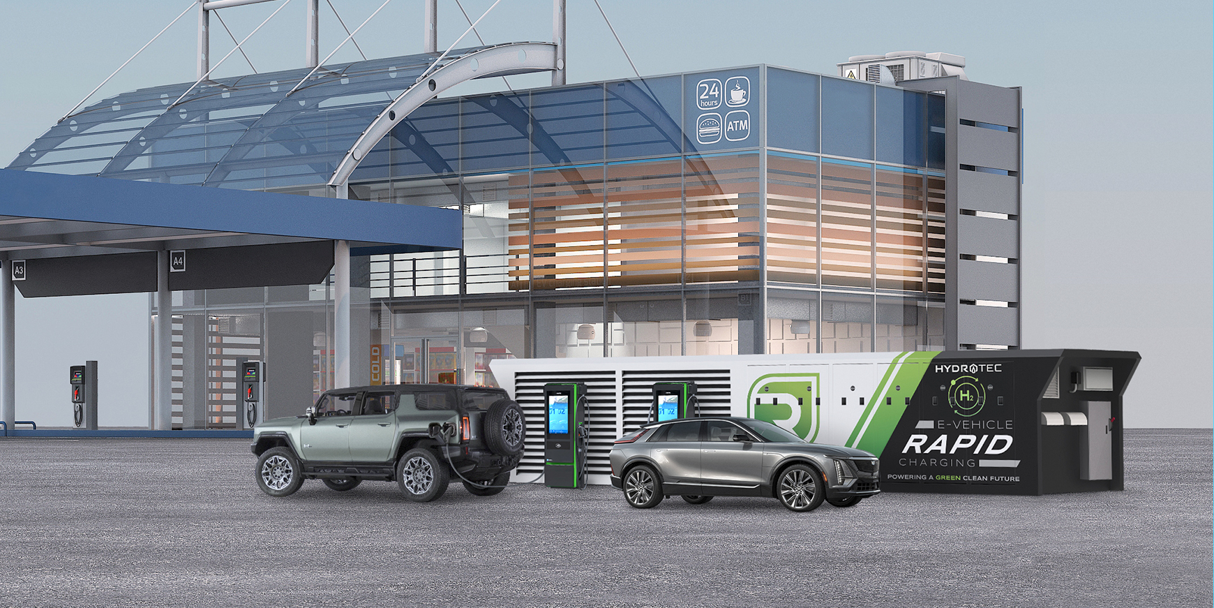 Her kan elbilen hurtiglades – med brint 7 hurtiglader