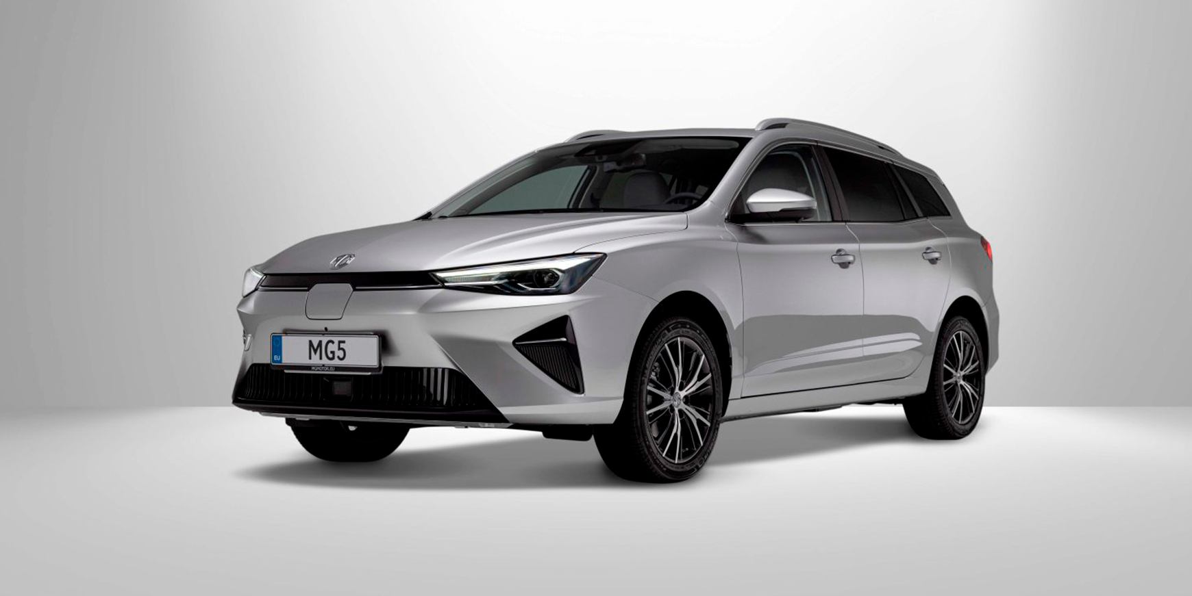 Prisskilt på MG5 – den første elektriske stationcar 1 MG5