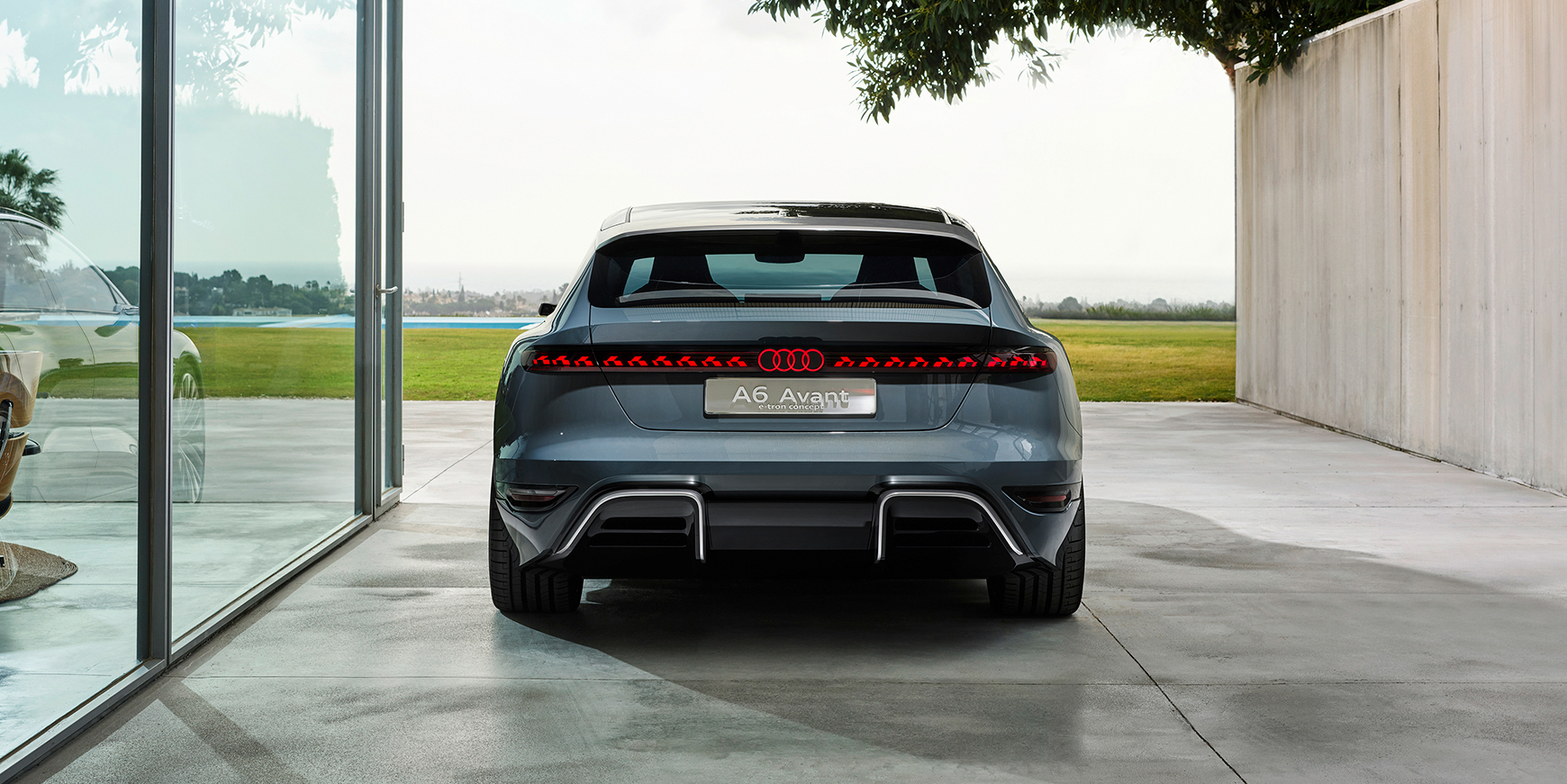 Audis el-stationcar kører 700 kilometer på en opladning 3 Audi A6 Avant e-tron
