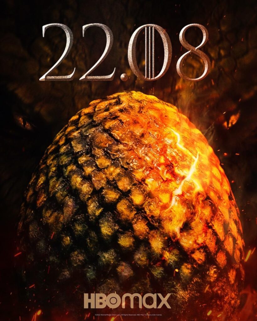 House of the Dragon får premiere 22. august 2 House of the Dragon