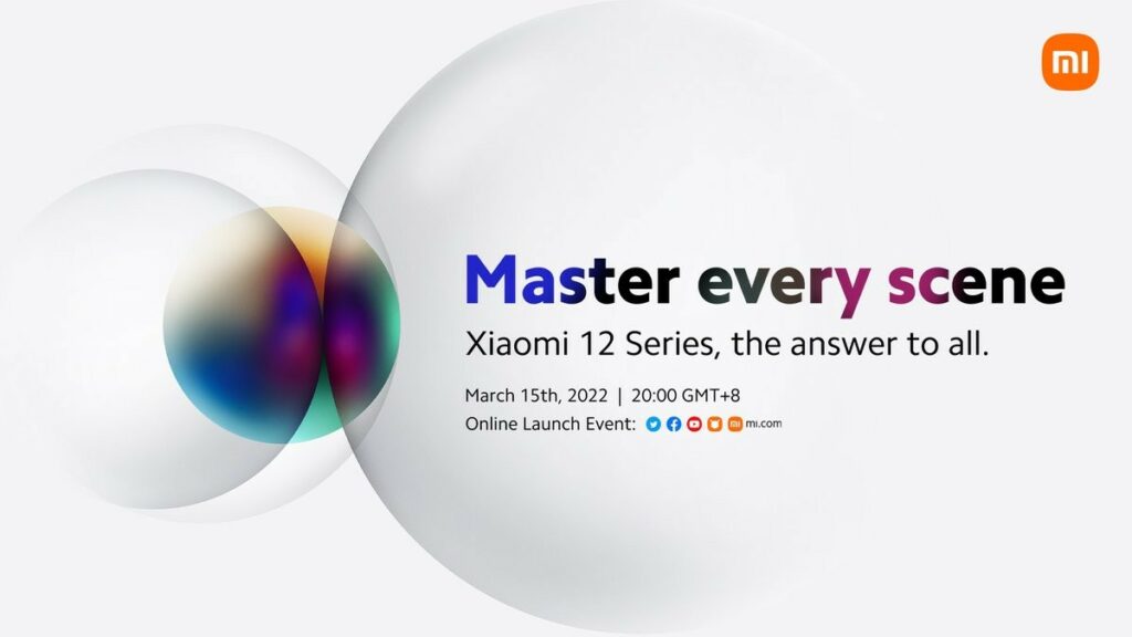 Xiaomi 12-serien lanceres globalt den 15. marts 2 Xiaomi 12 serien invitation
