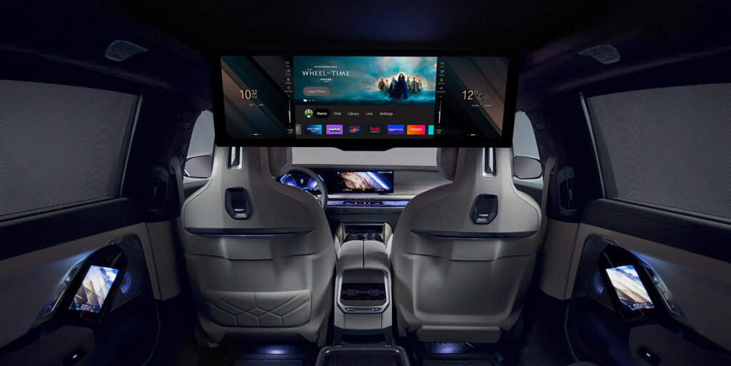 Ny elektrisk BMW i7 er en rullende hjemmebiograf 2 BMW i7