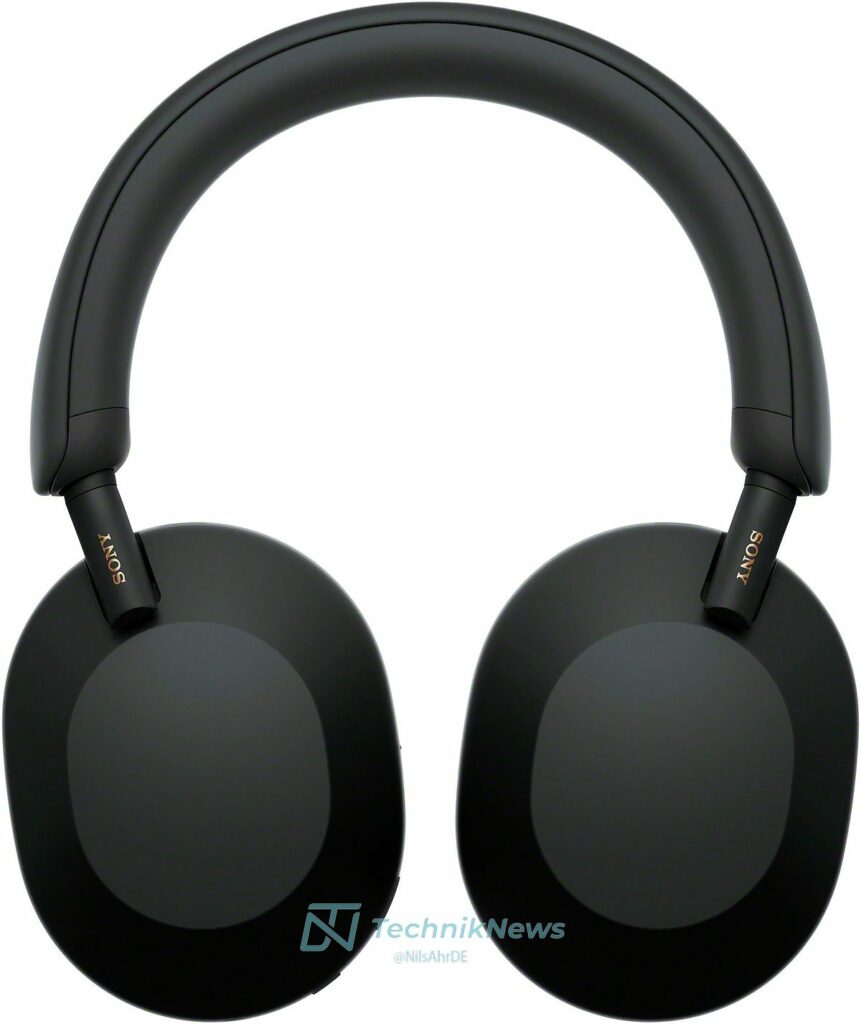 Sony WH-1000XM5 med nyt design er blevet lækket 4 sony wh 1000 xm5 leak black