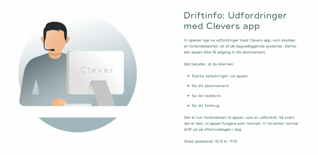 Opladningskaos hos Clever – systemer er brudt ned 2 Clever