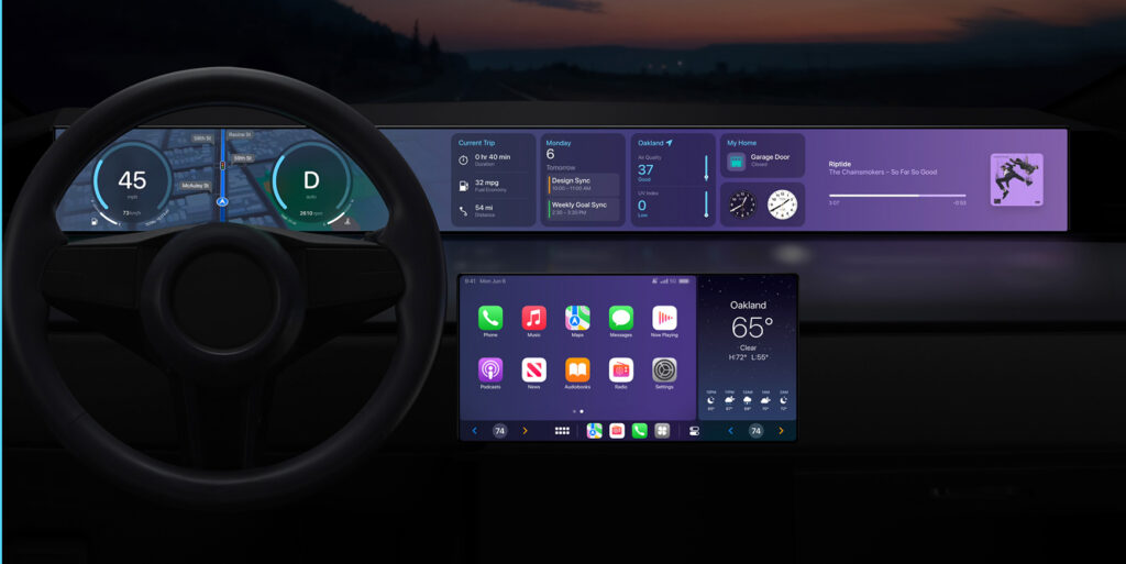 Polestar først med det nye Apple CarPlay 2 Apple CarPlay