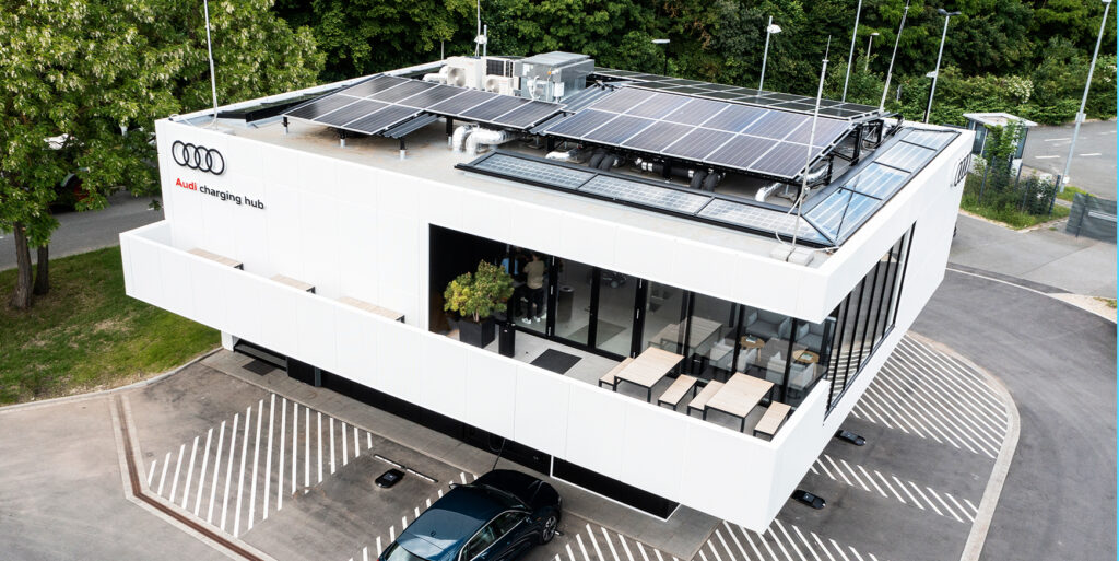 Audis grønne ladeløsning til byboerne 2 Audi Charging Hub