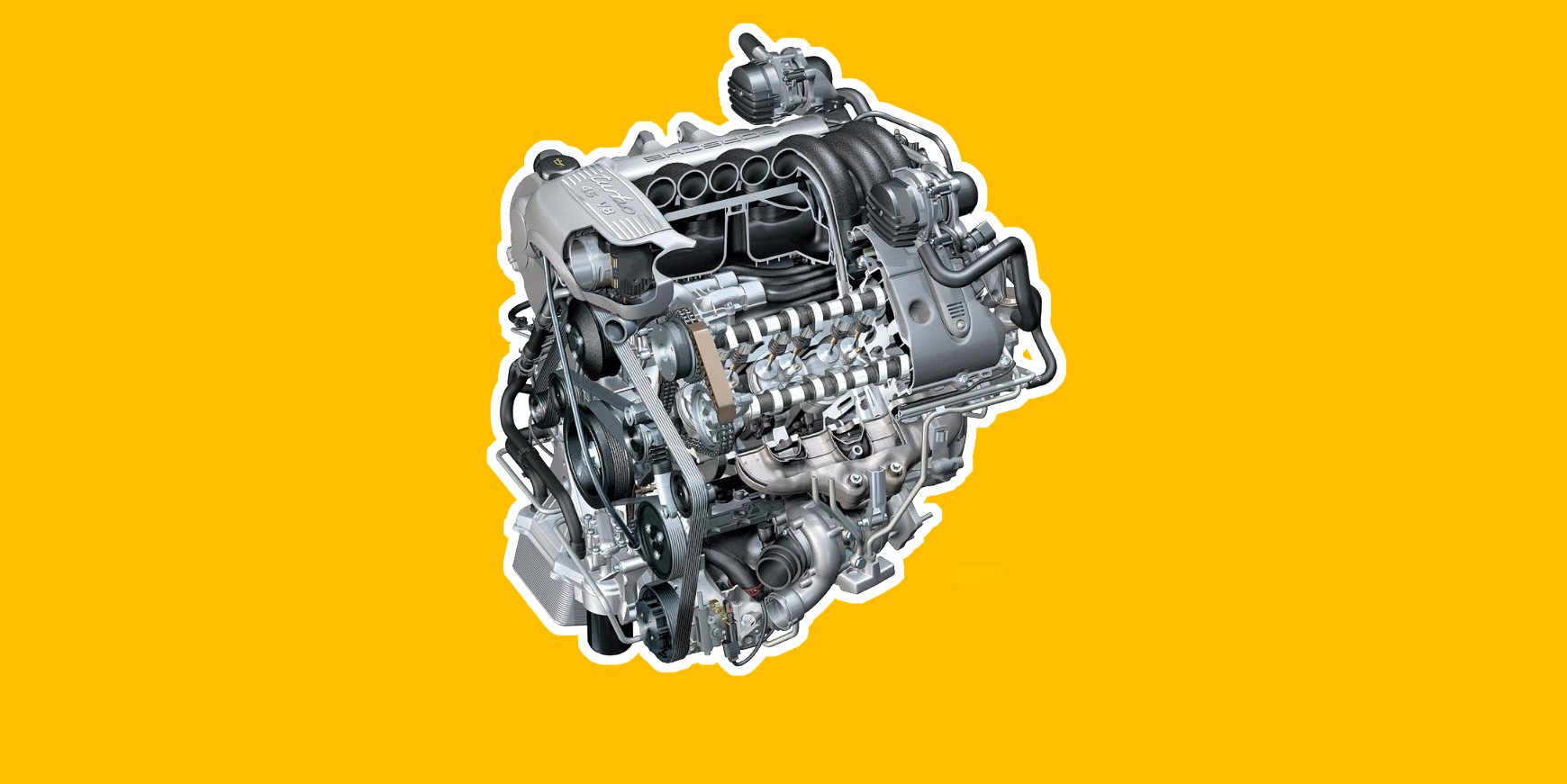 Porsche eksperimenter med V8-brintmotor 5 Brintmotor