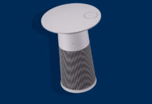 Luftrenser ligner en skammel og kan både lyse og oplade din mobil 6 luftrenser