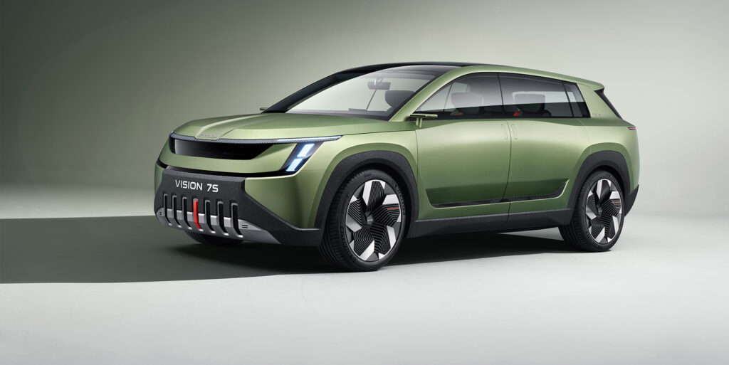 Her er et smugkig på Skoda Elroq 3 Skoda Vision 7s