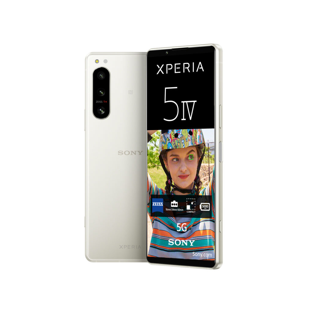 Sony introducerer Xperia 5 IV 5 Sony_Xperia_5_IV_hvid