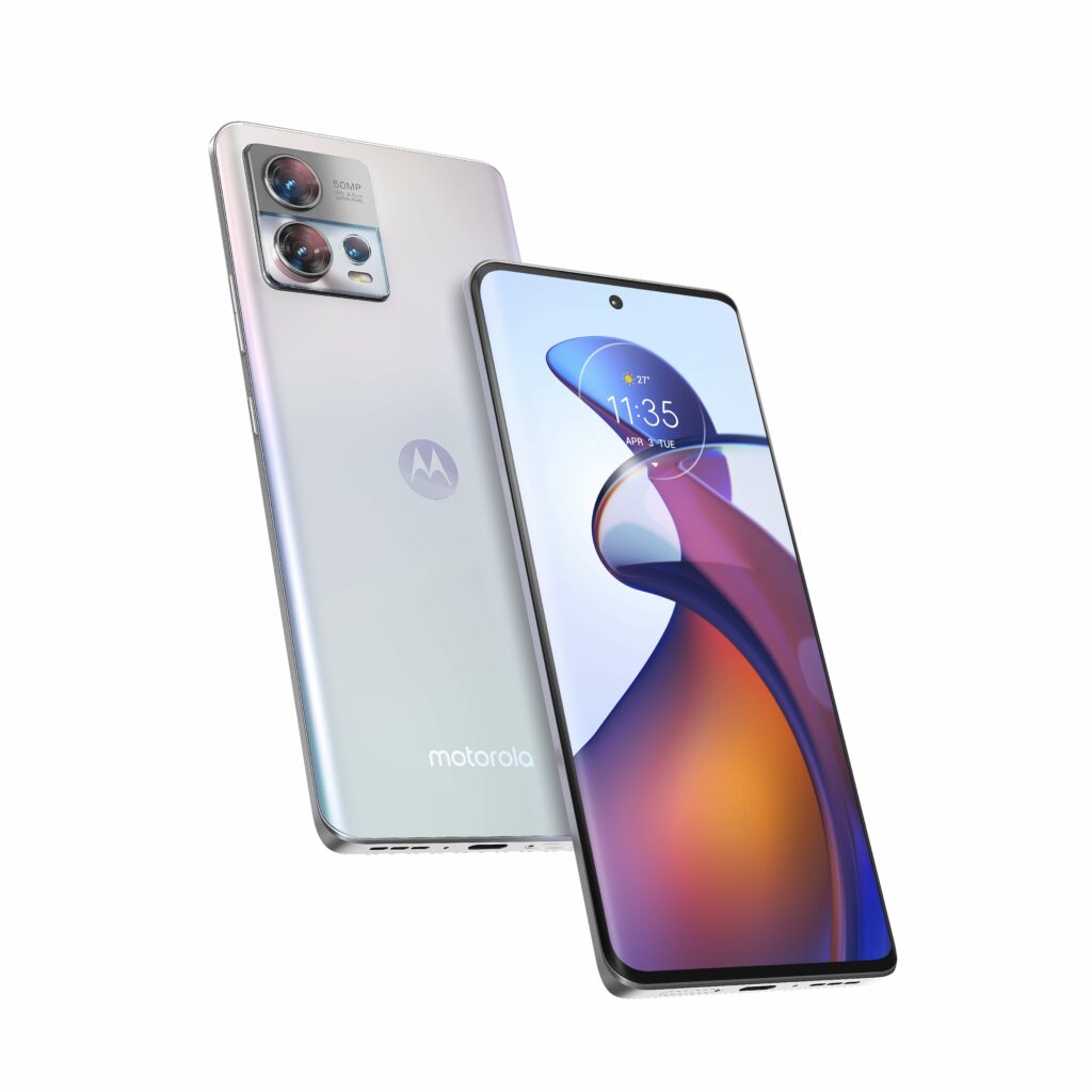 Tre nye modeller fra Motorola i edge-serien 3 2022 motorola edge30 Fusion BasicPack AuroraWhite PDP HERO