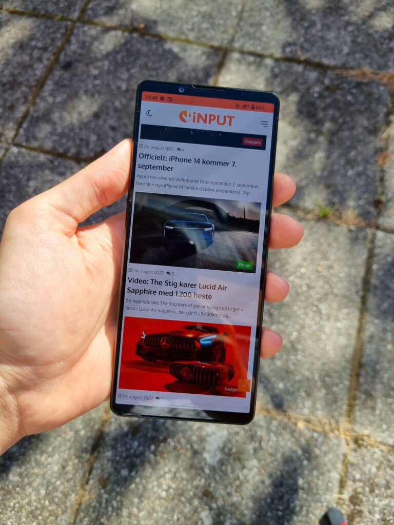 Anmeldelse: Sony Xperia 1 IV 6 Sony Xperia 1 IV forside 1