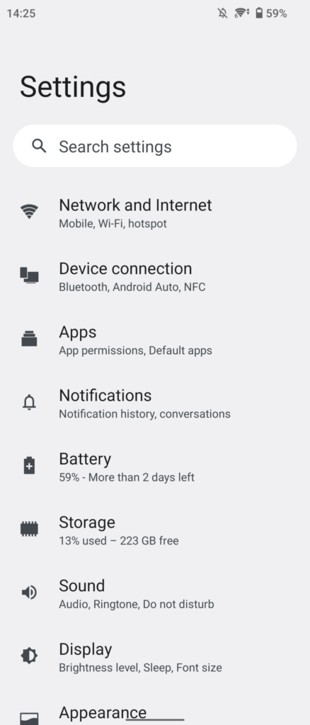 Anmeldelse: Sony Xperia 1 IV 2 Xperia 1 IV indstillinger