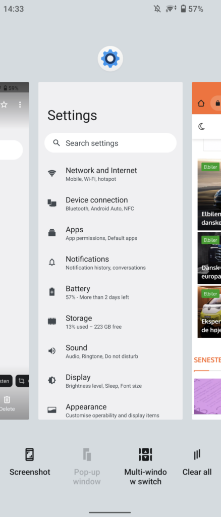 Anmeldelse: Sony Xperia 1 IV 4 Xperia 1 IV multitask