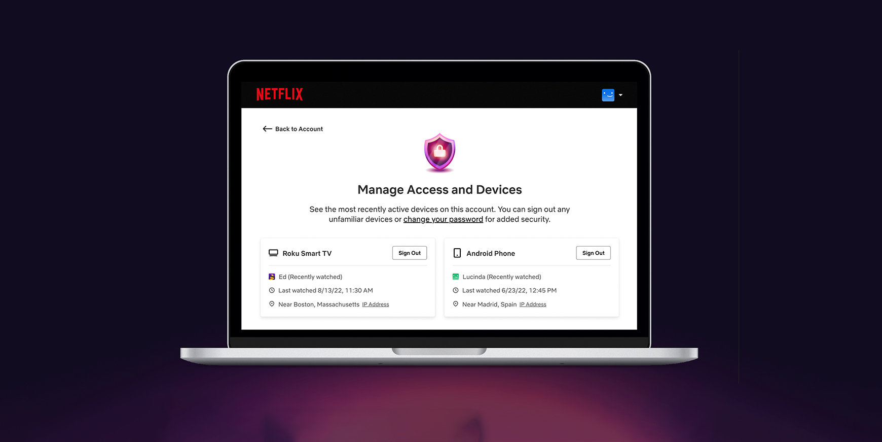 Nu gør Netflix klar til at straffe deling af kodeord 6 deling af kodeord