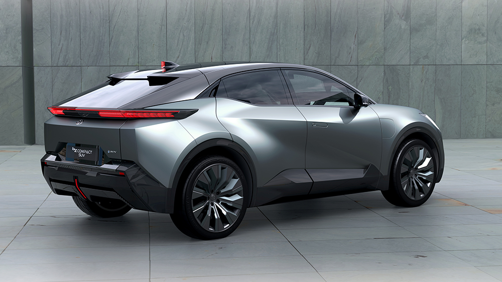 Smugkig på kommende Toyota bZ-elbil 6 2022 bZ Compact SUV Concept EXT 005 low
