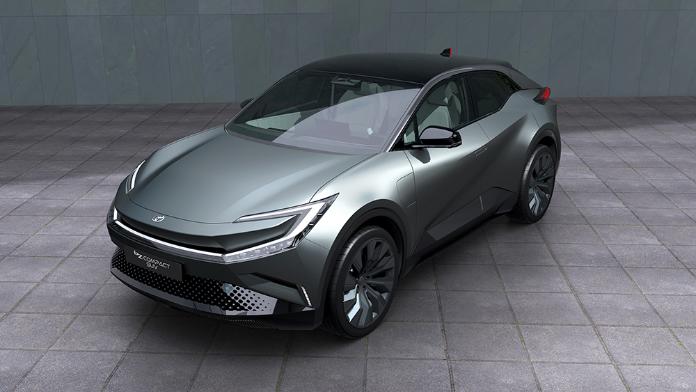 Smugkig på kommende Toyota bZ-elbil 5 2022 bZ Compact SUV Concept EXT 006 low