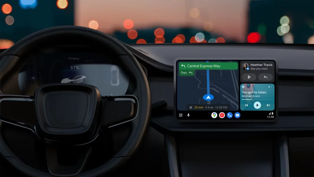 Det nye Android Auto kommer snart ud til alle 2 New Android Auto Example 2022 3 1340w 754h.png