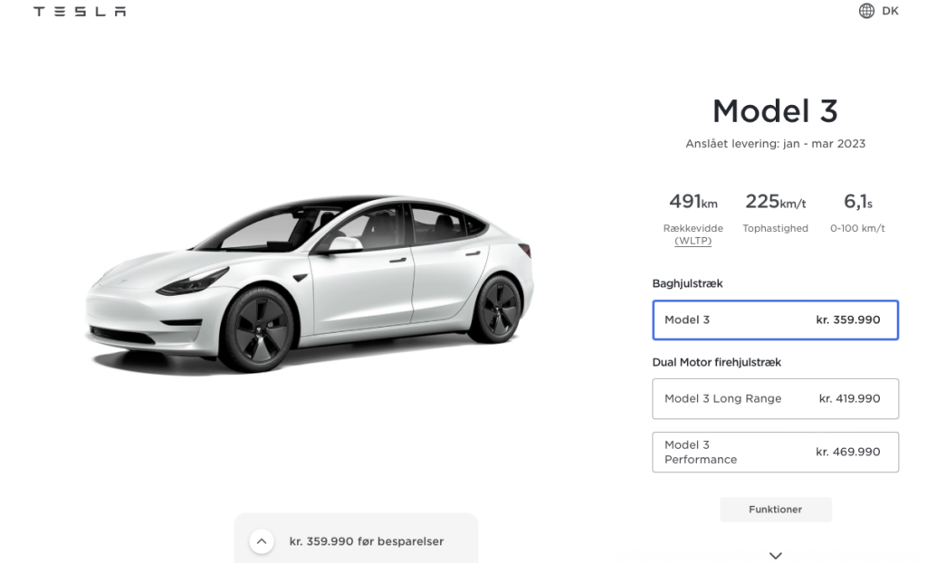 Kæmpe prisfald på Tesla Model Y og Model 3 2 Prisfald på Tesla