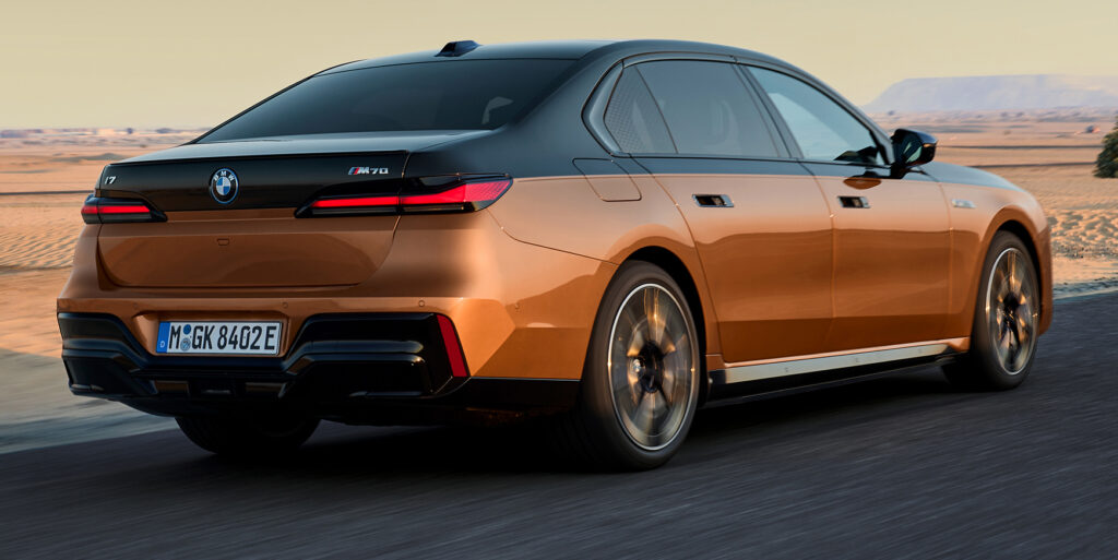 Her er den mest potente elbil fra BMW 3 BMW i7 M70