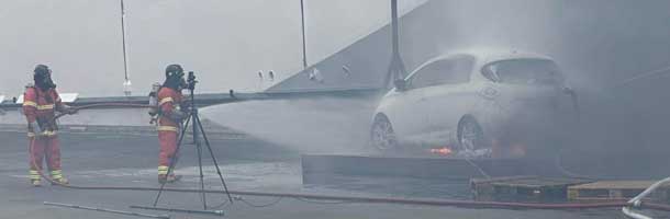 Færøsk rederi bruger ny metode til slukning af elbiler i brand 2 Smyril Line