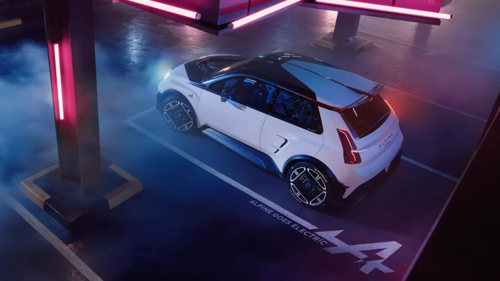 Fræk elbil baseret på Renault 5 4 Alpine A290 Beta