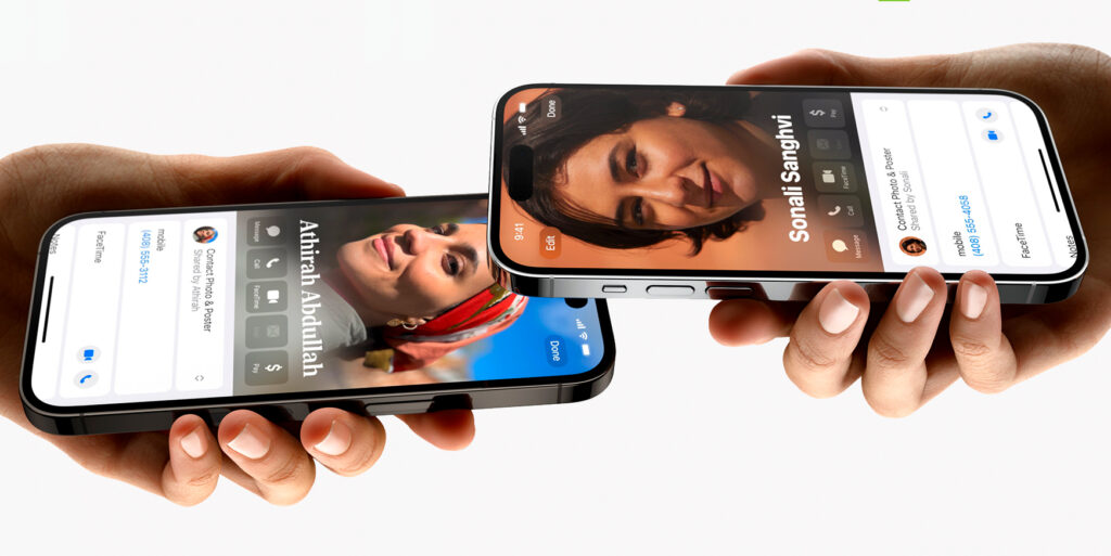 De 10 største nyheder i iOS 17 9 2023 0606 namedrop 1