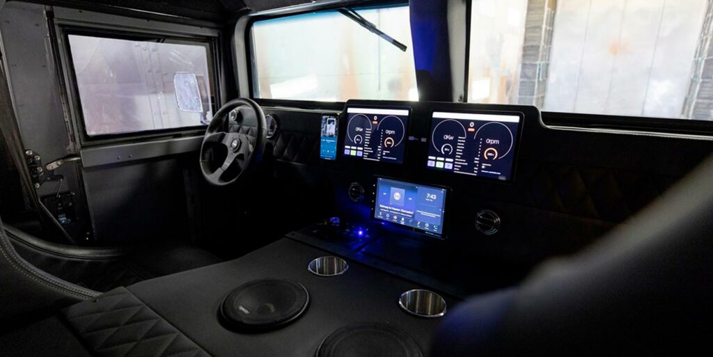 Elektrisk Hummer med drivlinje fra Tesla 2 Hummer